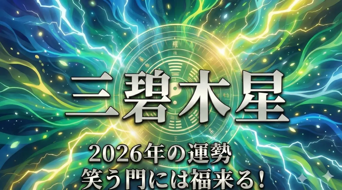 2026年三碧木星の運勢