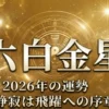 2026年六白金星の運勢