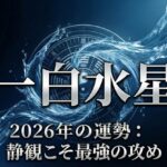 2026年　一白水星の運勢