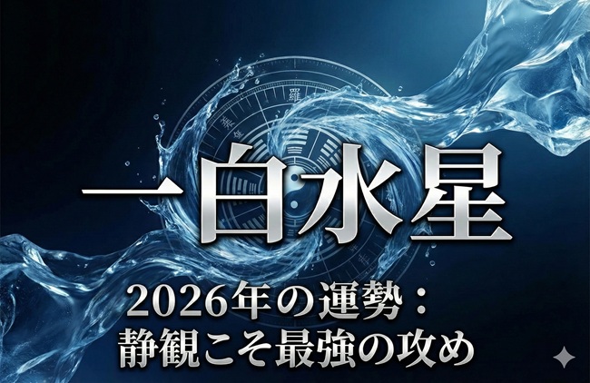 2026年 一白水星の運勢