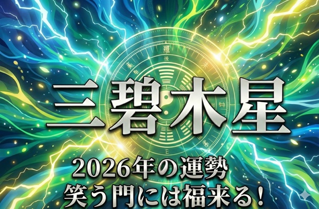 2026年三碧木星の運勢